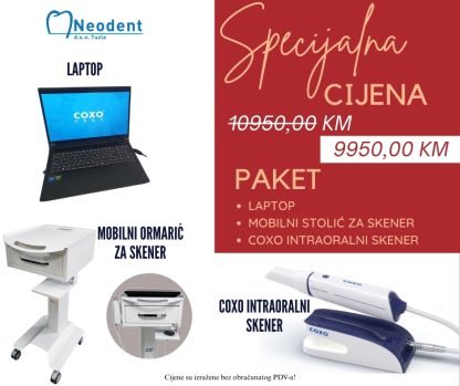 SET SKENER+LAPTOP+MOBILNI KABINET ZA SKENER